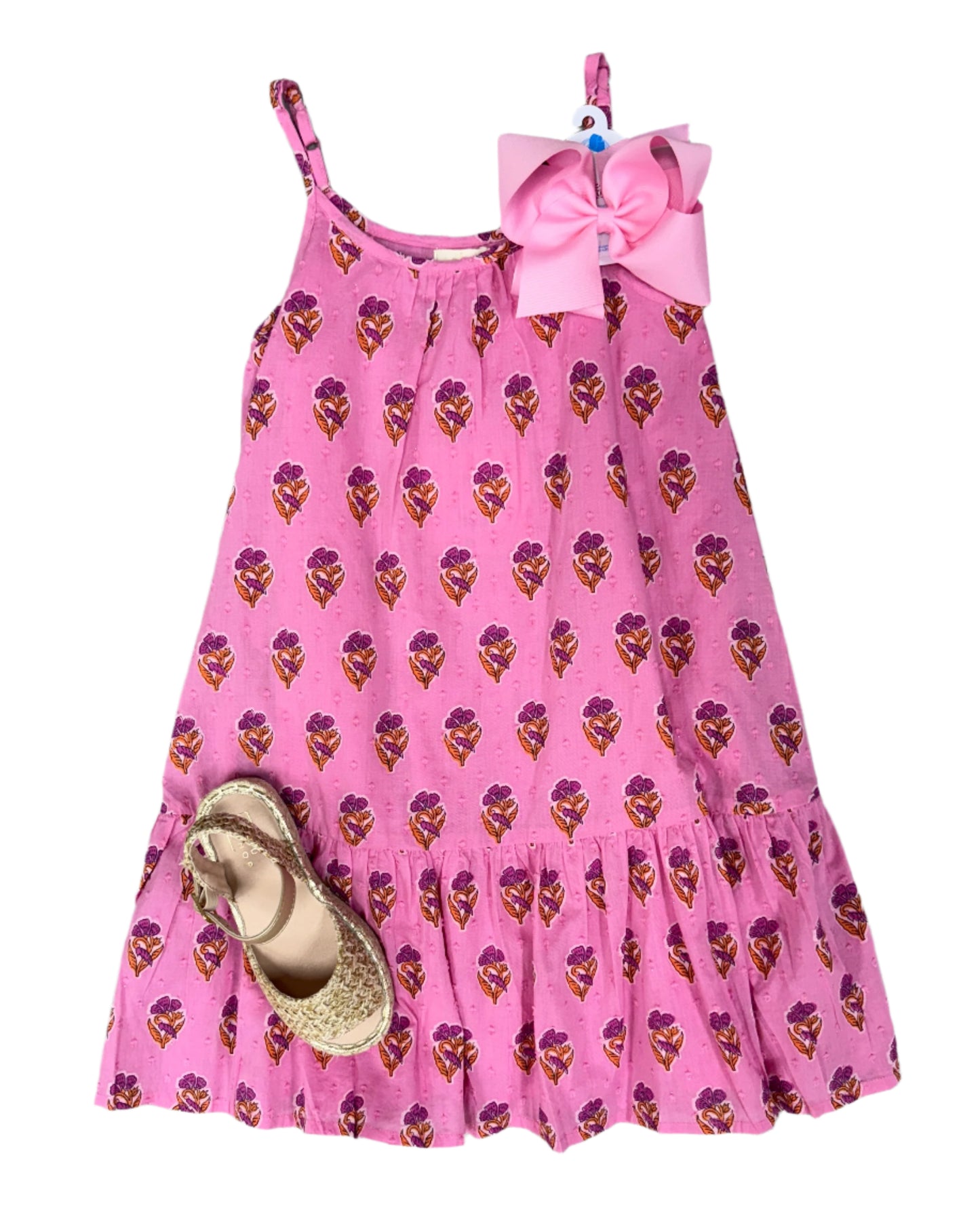 Rosebloom Cotton Dress Girls Occasion Dresses Creamie