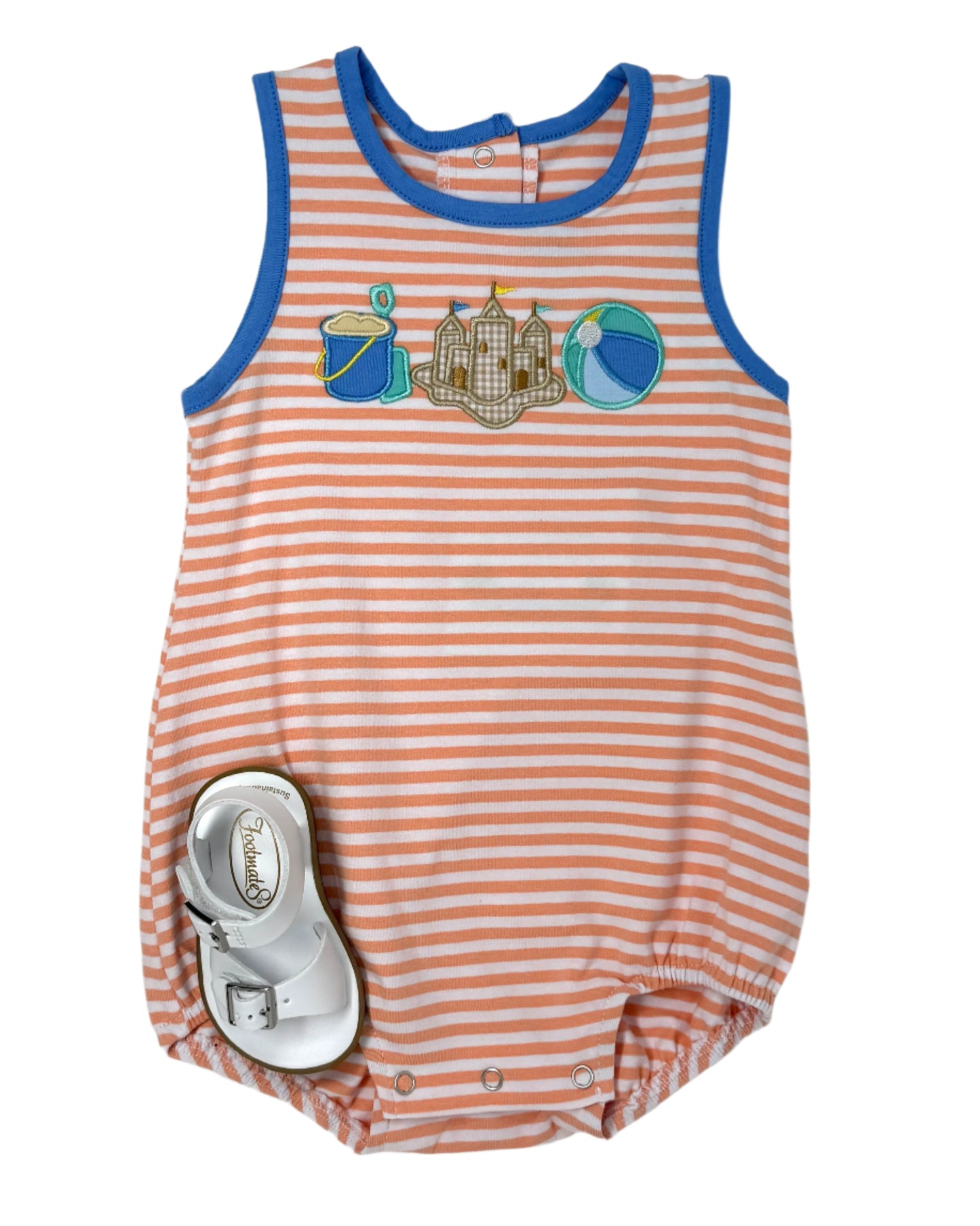 Sandcastle Trio Bubble Boys Bubbles + Rompers Trotter Street Kids