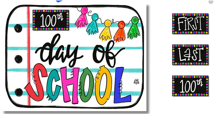 School Sign - Four Piece Set Home Decor DK Designs