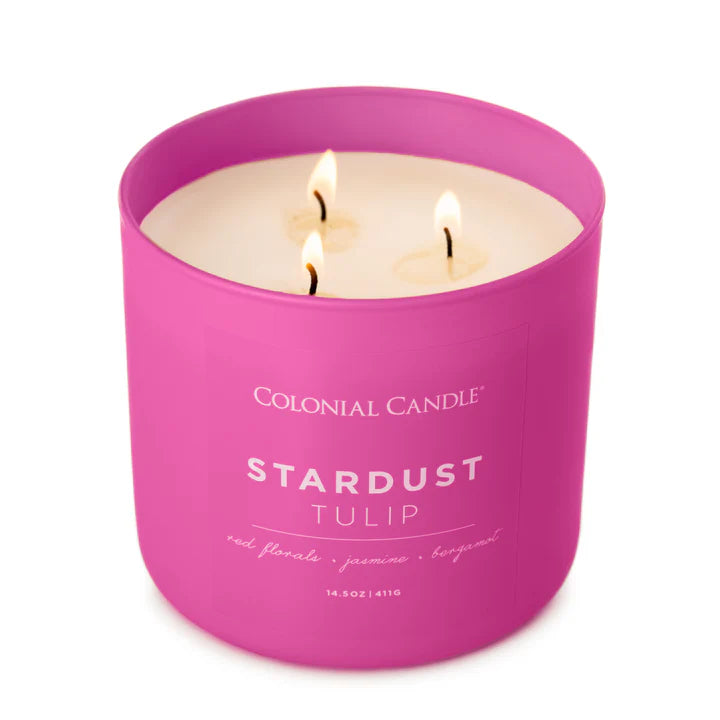 Stardust Tulip 14.5 oz Candle Candles Colonial Candle