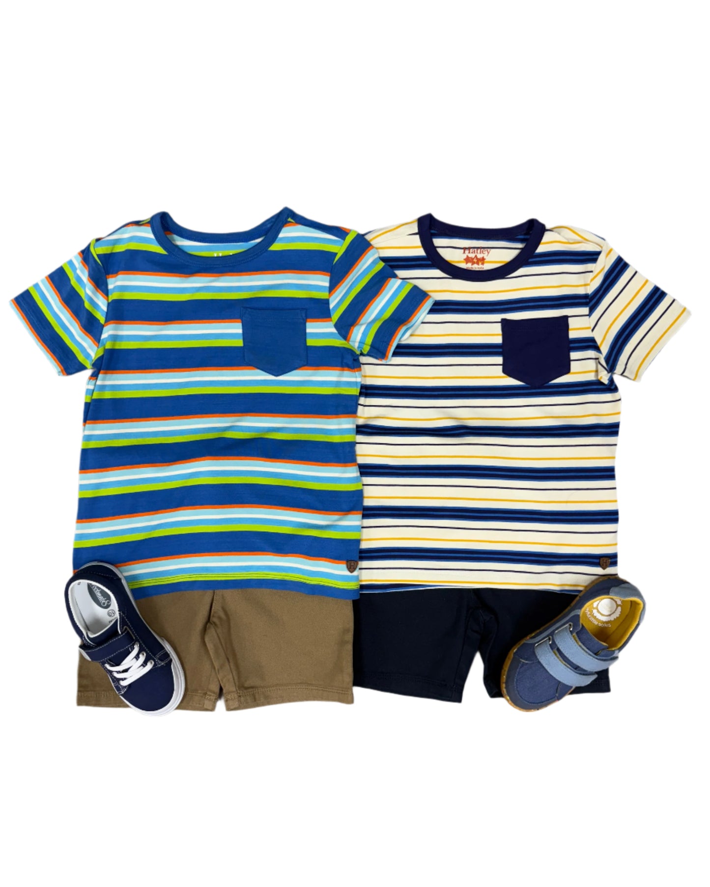 Patriot Blue Stripes Bamboo Tee Boys Tees Hatley
