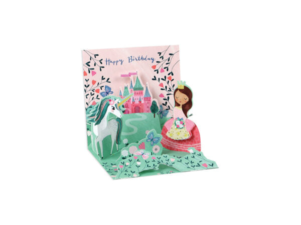 Princess and Unicorn Greeting Card Paper Goods Up With Paper