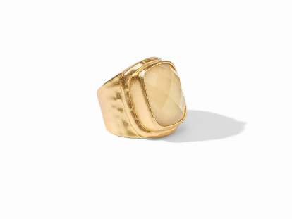 Tudor Statement Ring - Iridescent Champagne - 7 Rings Julie Vos