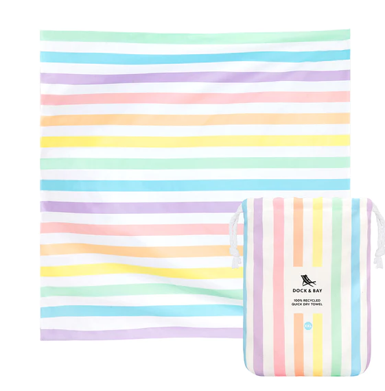 XXL Quick Dry Towel - Unicorn Waves Textiles Dock & Bay