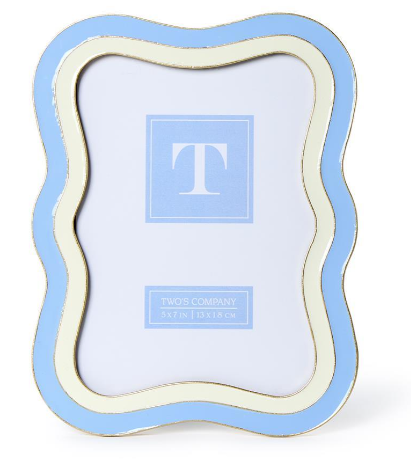 Blue Waves 5x7 Frame Home Decor Two's Company