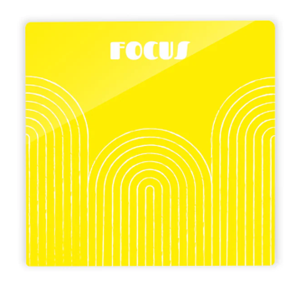 Focus Neon Tile - Yellow Home Decor Clairmont & Co.