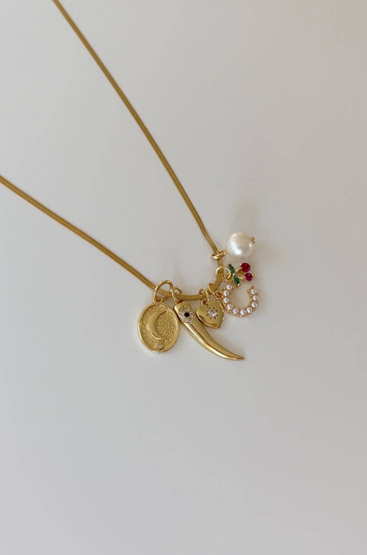 Dainty 2MM Snake Chain Necklaces It's Especially Lucky