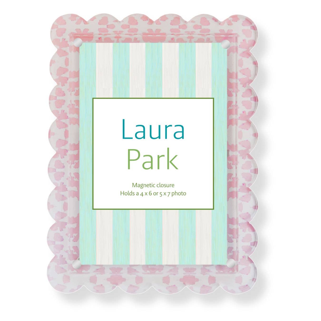 Chintz Rose Acrylic Picture Frame: One Size - Sugar Babies Children's Boutique/Meg's Shoppe