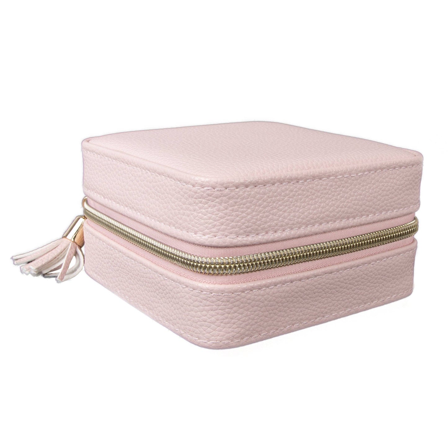 Leah Travel Jewelry Case: Pale Pink-2970 Cases Brouk and Co.