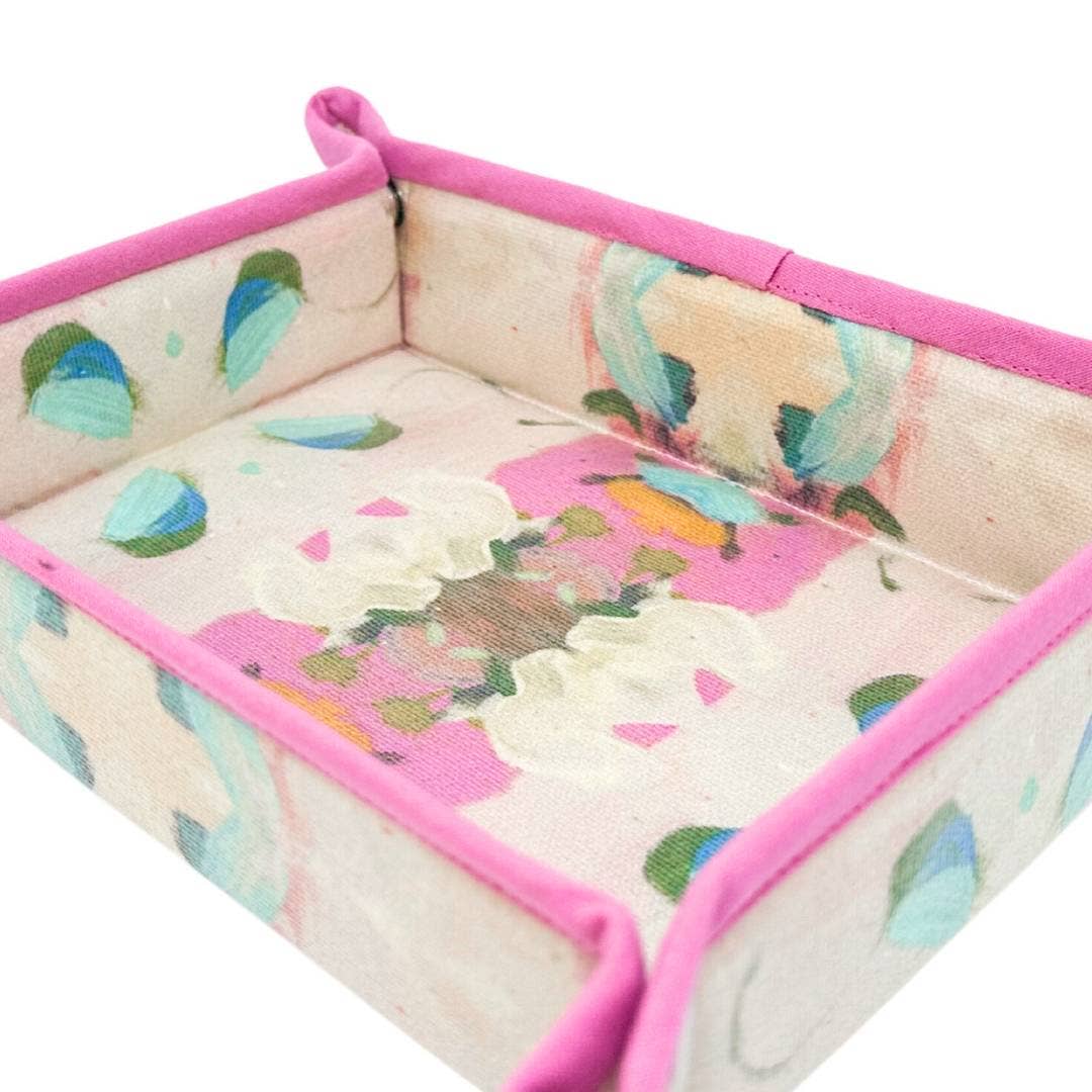 Monet's Garden Pink Snap Tray: One Size Cases Laura Park Designs