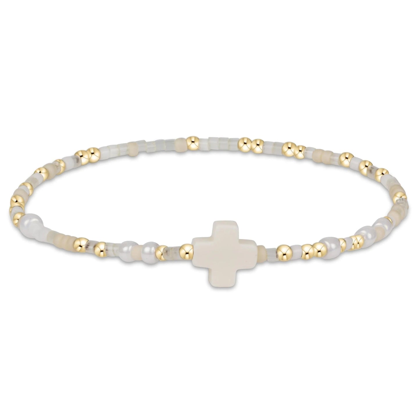egirl Hope Unwritten Bracelet - Signature Cross - Call Me On My Shellphone Bracelets enewton
