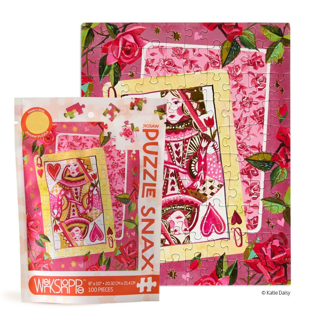 Queen of Hearts 100 Puzzle Snax Misc Accessories Werkshoppe