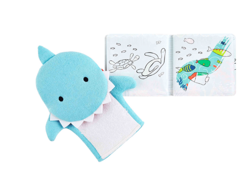 Shark Bath Book Set Bath Mudpie
