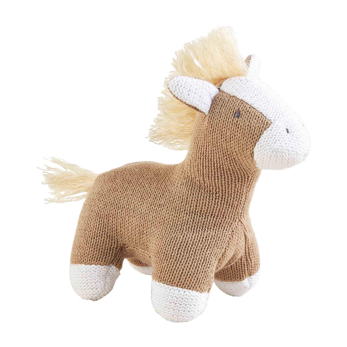 Horse Farm Knit Rattle Gifts Mudpie
