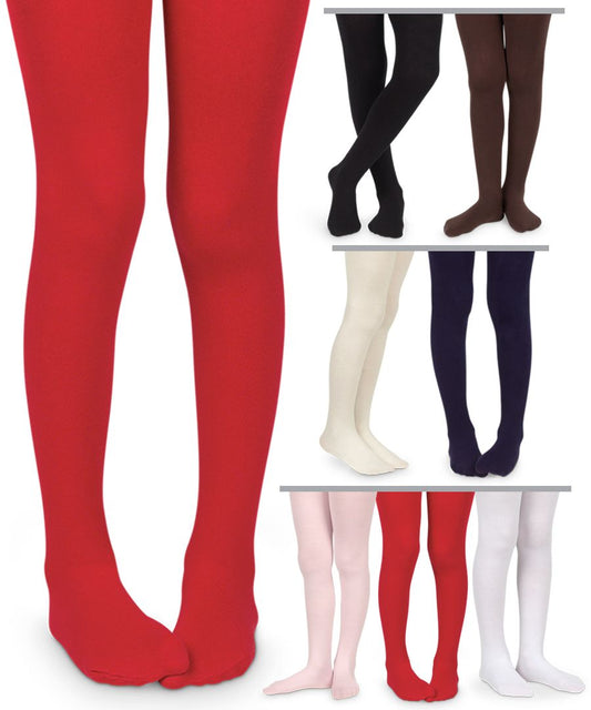 Smooth Microfiber Legs - Red Kids Socks + Tights Jefferies Socks   