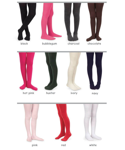 Seamless Organic Cotton Tights - Red Kids Socks + Tights Jefferies Socks   