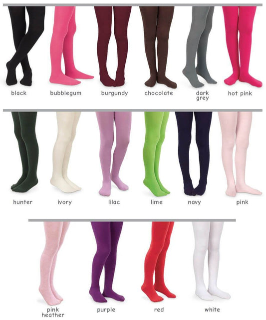 Pima Cotton Tights - Red Kids Socks + Tights Jefferies Socks   