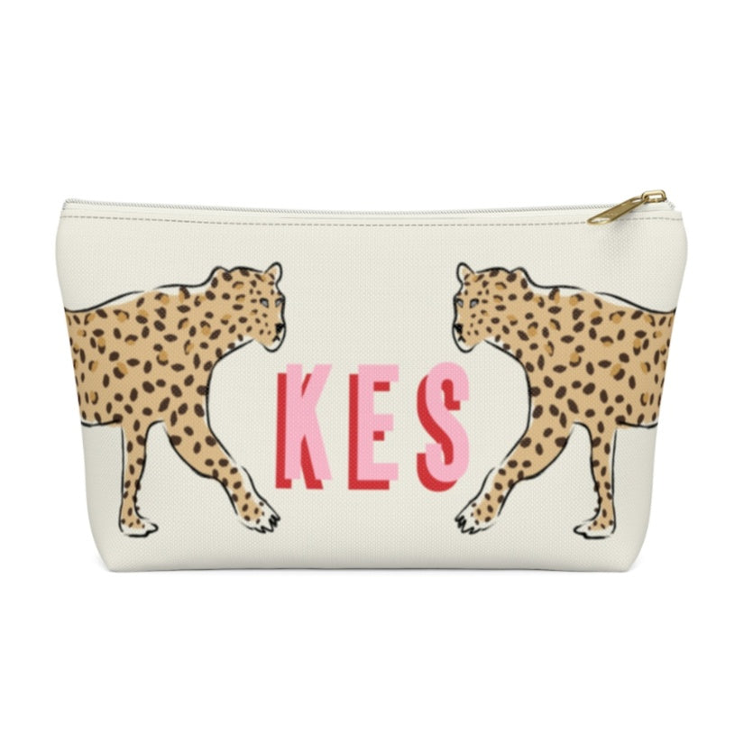 Small Zippered Pouch - Leopard Gifts Clairebella