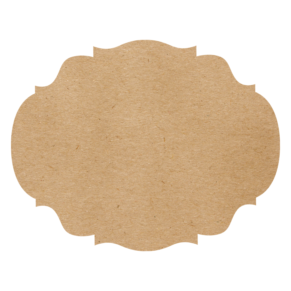 Die Cut Kraft French Frame Placemat - 12 Sheets Home Decor Hester & Cook