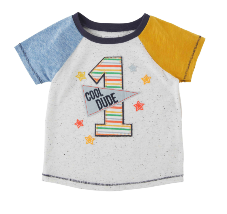 Boy's 1st Birthday T-Shirt Clothing Mudpie
