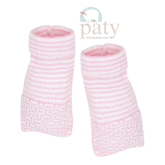 All Over Color Booties Baby Accessories Paty Pink  