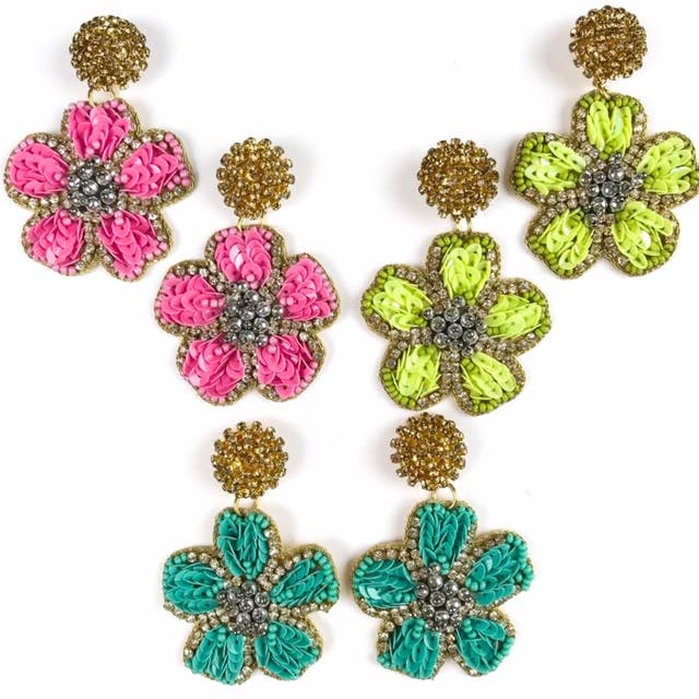 Emma Earrings - Turquoise Women's Jewelry Allie Beads