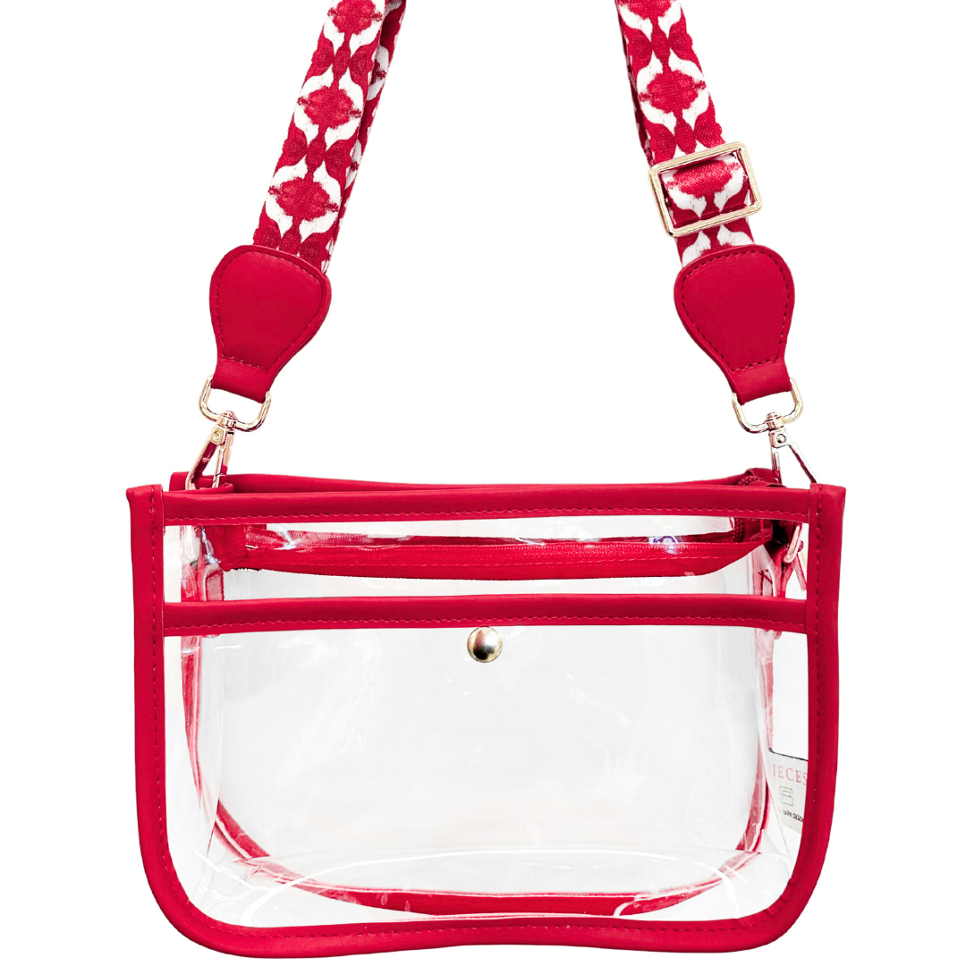 Pieces x Laura Park, Spice Market Red Stadium Bag Purses + Totes Laura Park Designs