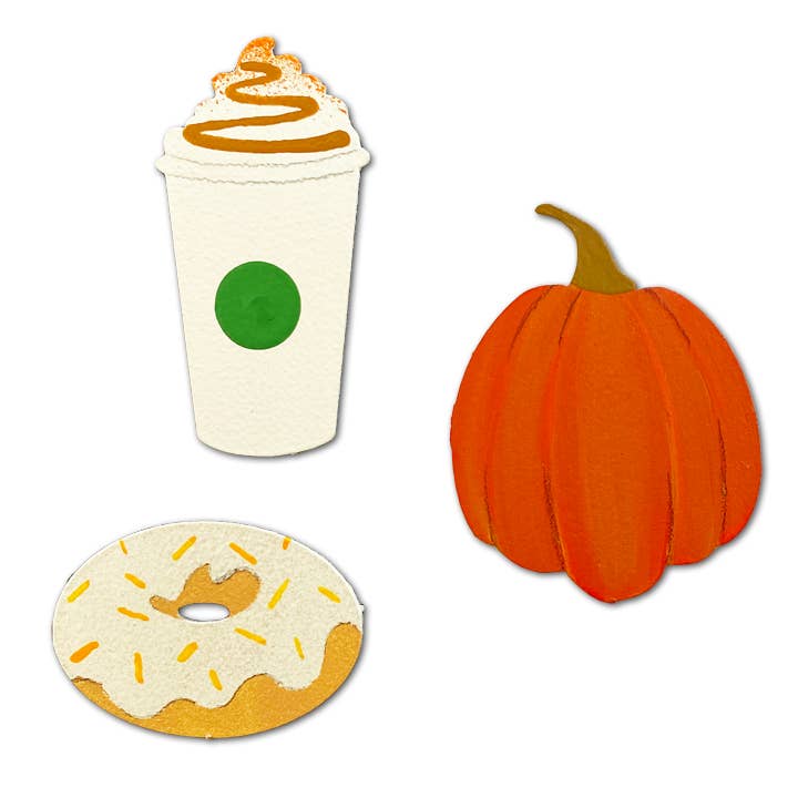 Pumpkin Spice Magnets s/3 Home Decor Roeda Studio