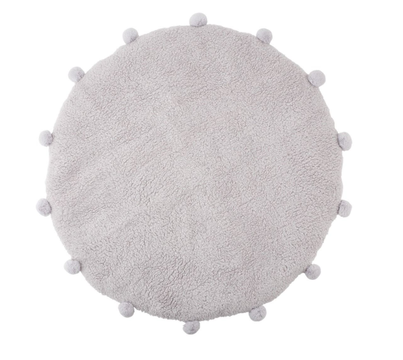 Grey Pom Sherpa Play Mats Gifts Mudpie