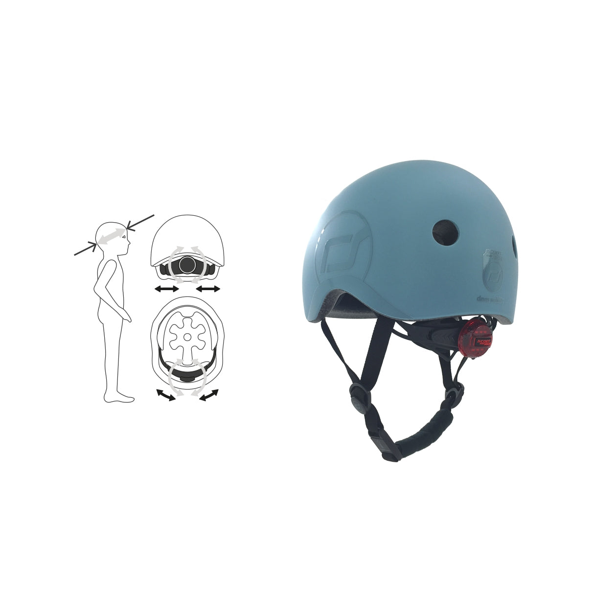 Scoot & Ride Helmet (XXS) - Ash Gifts Scoot & Ride