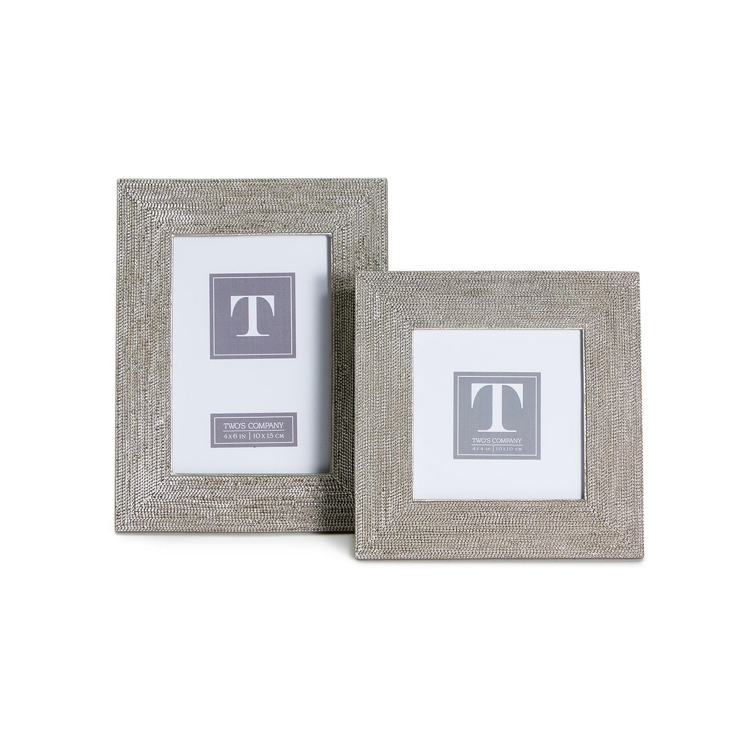 Chain Link Silver Chain Photo Frames Home Decor Two's Company