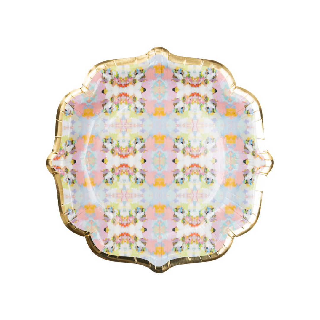 Brooks Avenue Pink Cocktail Plates Home Decor Laura Park Designs