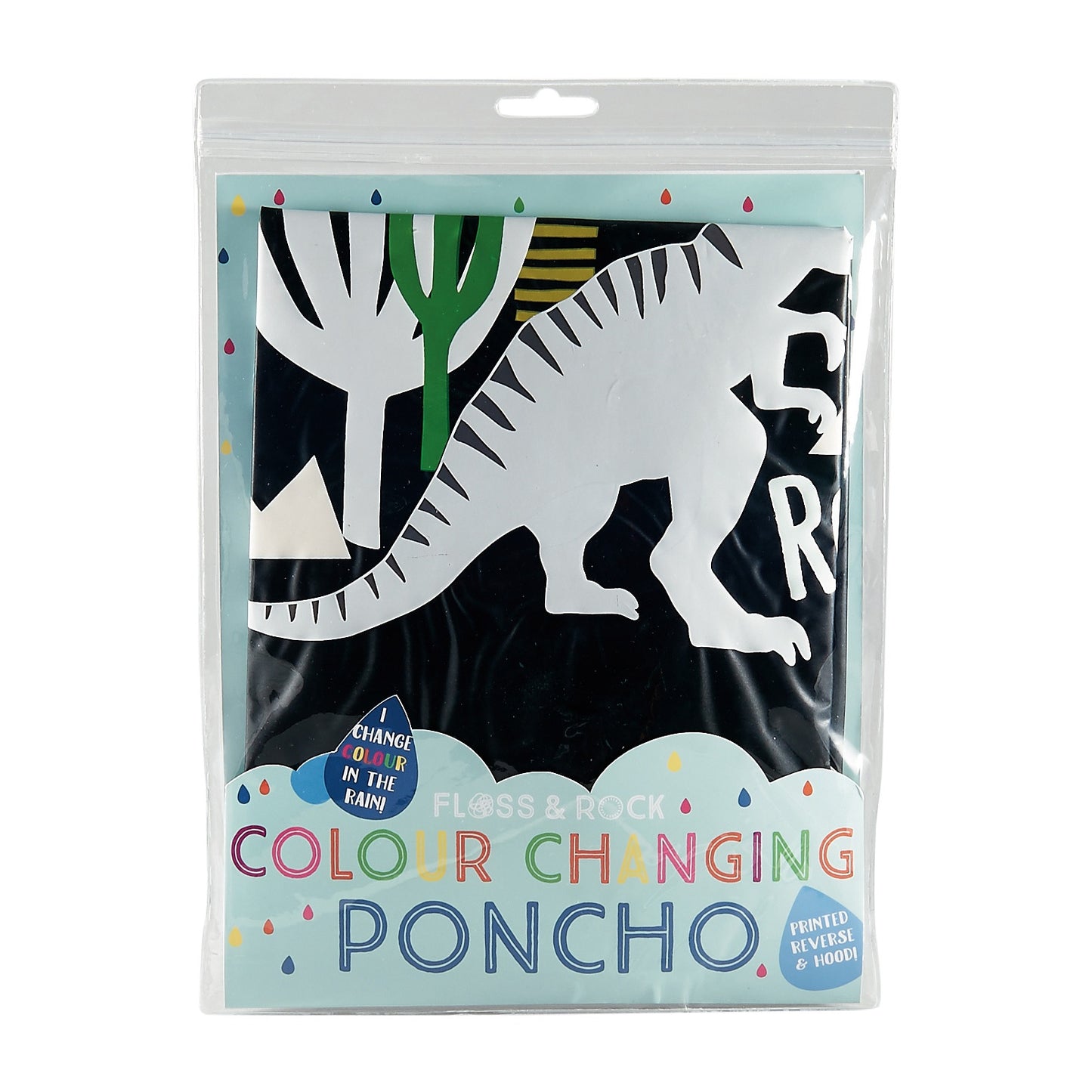 Dinosaur Poncho Gifts Floss and Rock