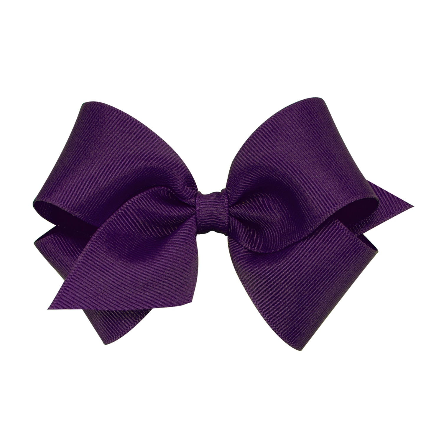 Small Grosgrain Bow - Plum Accessories Wee Ones