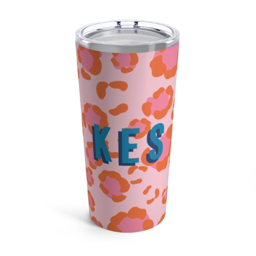 Large Tumbler - Spots Pink Gifts Clairebella