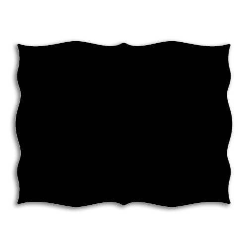 Memo Board Ornate 13.4x17.5 Black Home Decor Roeda Studio