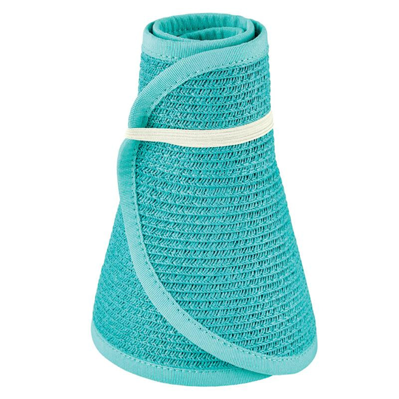Womens Ultrabraid Large Brim Visor - Teal Women's Accessories San Diego Hat Company