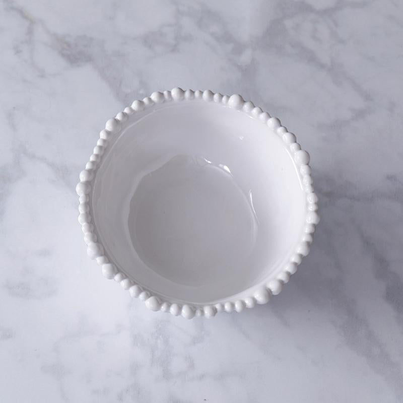 VIDA Alegria White Cereal Bowl Home Decor Beatriz Ball