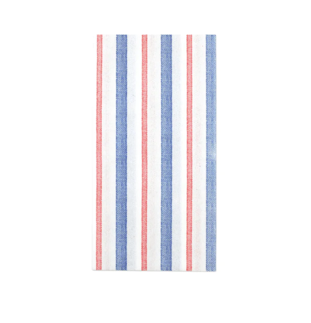 Papersoft Napkins Americana Stripe Guest Towels (Pack of 20) Home Decor Vietri