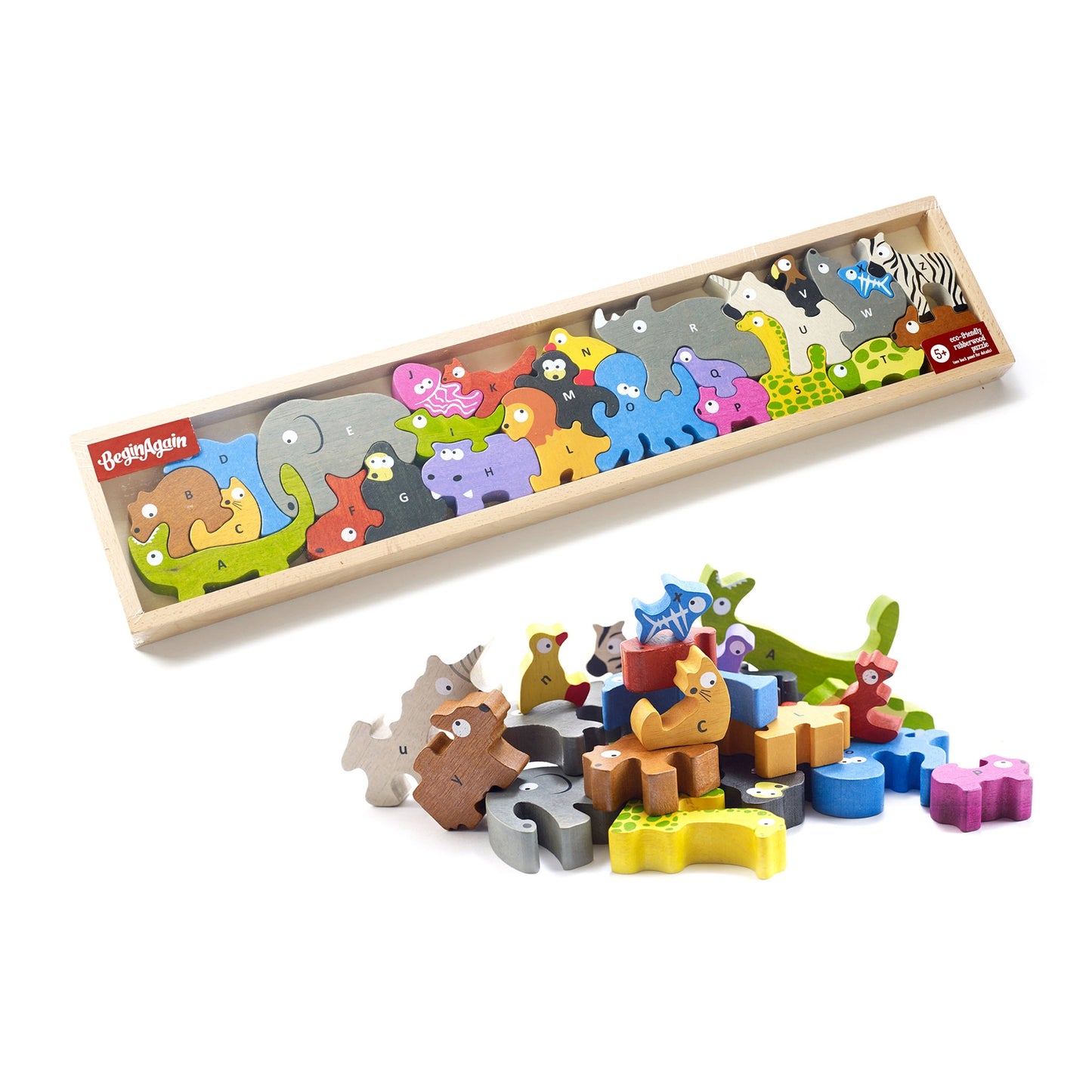 Animal Parade A to Z Puzzle BeginAgain Toys