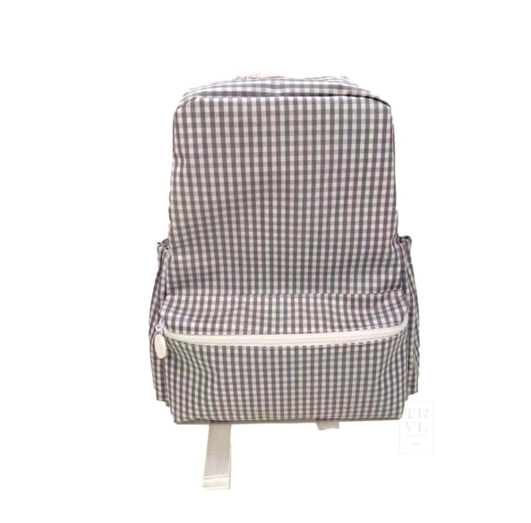Backpacker - Gingham Grey Gifts TRVL Design