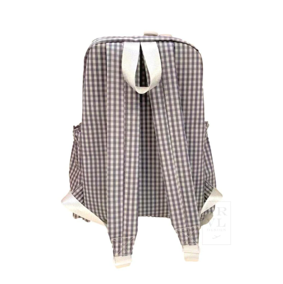 Backpacker - Gingham Grey Gifts TRVL Design