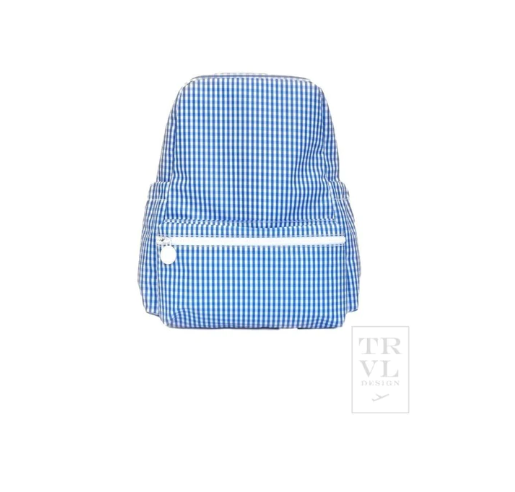 Backpacker - Gingham Royal Gifts TRVL Design