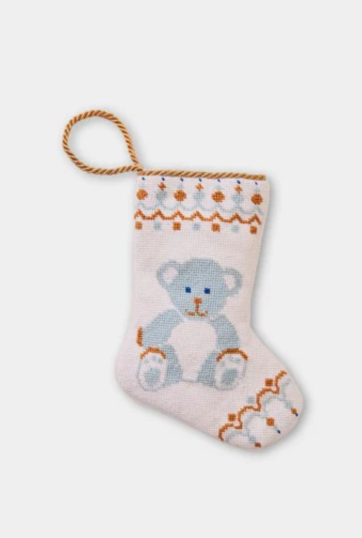 Bear-y Christmas in Blue by Shuler Studio Gifts Bauble Stockings