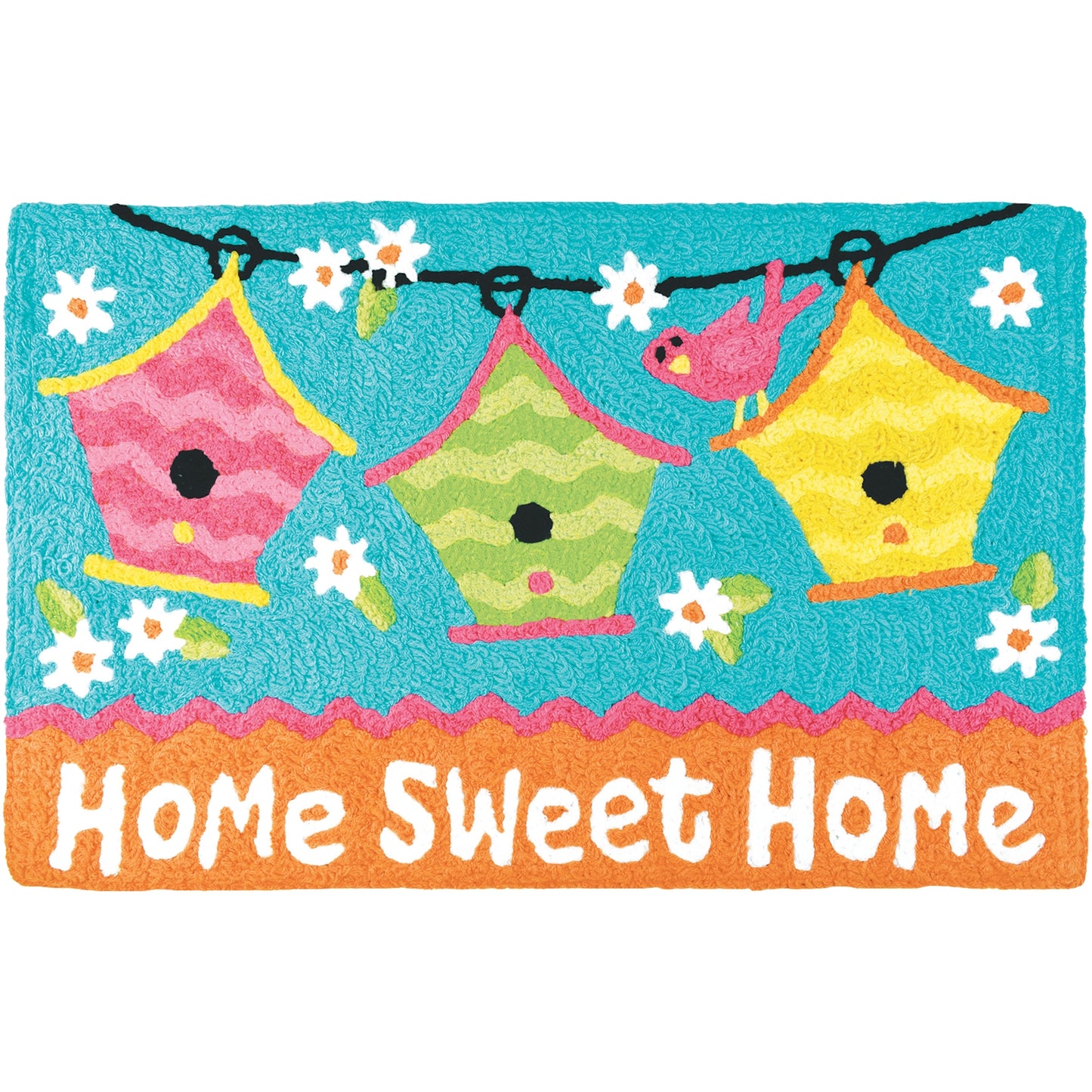 Jellybean Accent Rug- Birdhouses Home Decor Jellybean