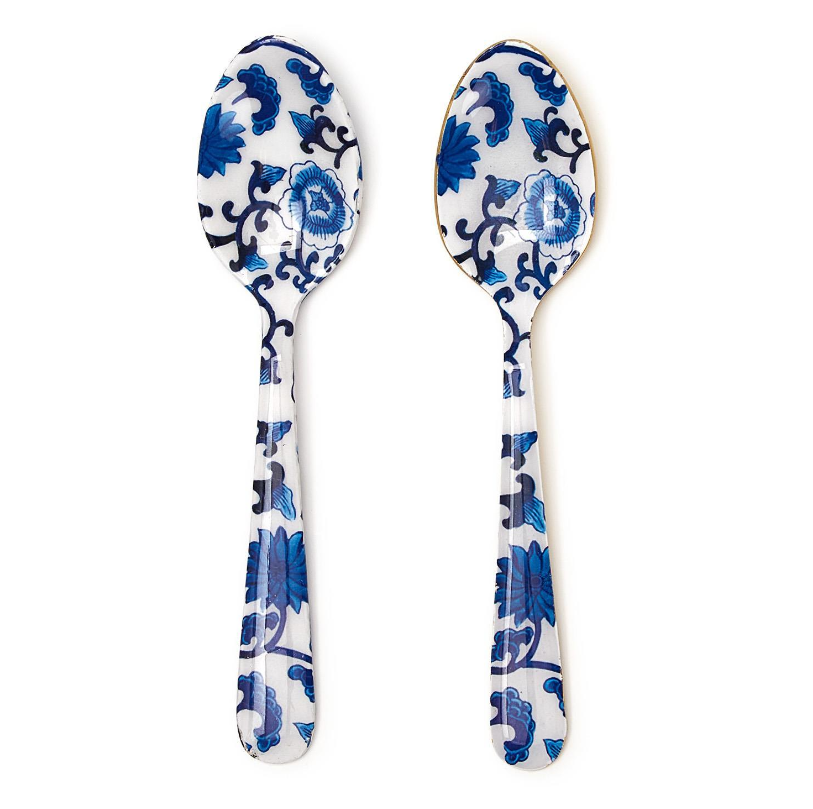 Set of 2 Chinoiserie Spoons Home Decor Two's Company