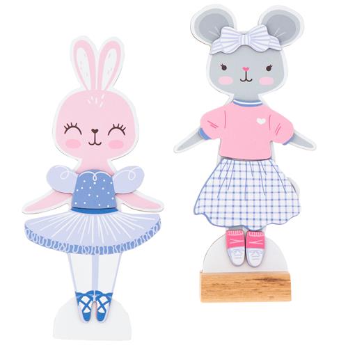 Magnetic Dress Up Doll Bunny and Mouse Accessories Stephen Joseph