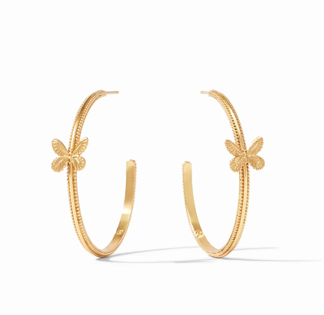 Butterfly Hoop - Large Earrings Julie Vos