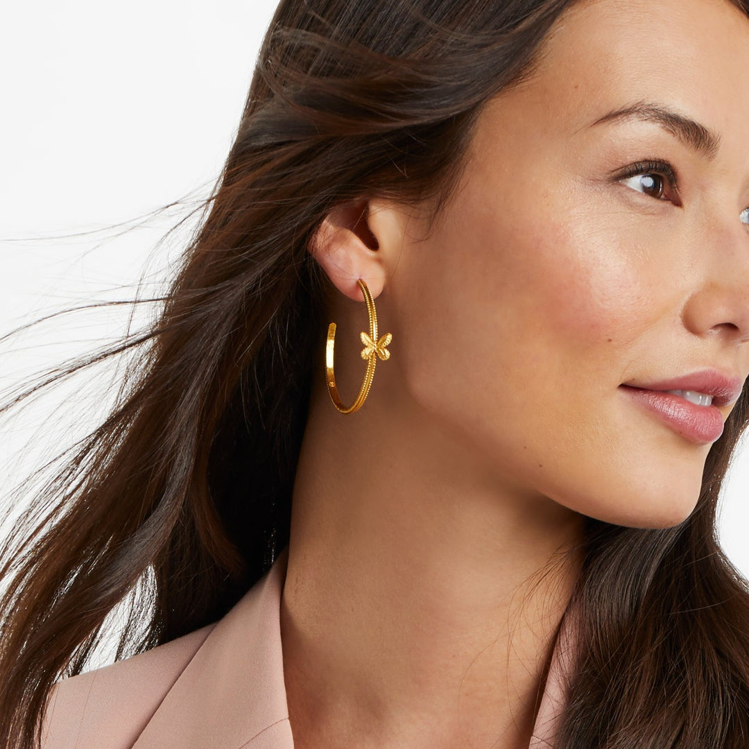 Butterfly Hoop - Large Earrings Julie Vos