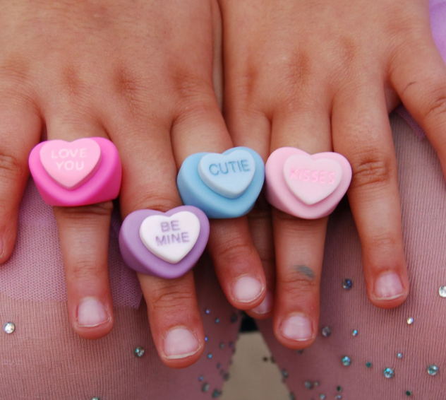 Candy Heart Rings Kids Jewelry Great Pretenders